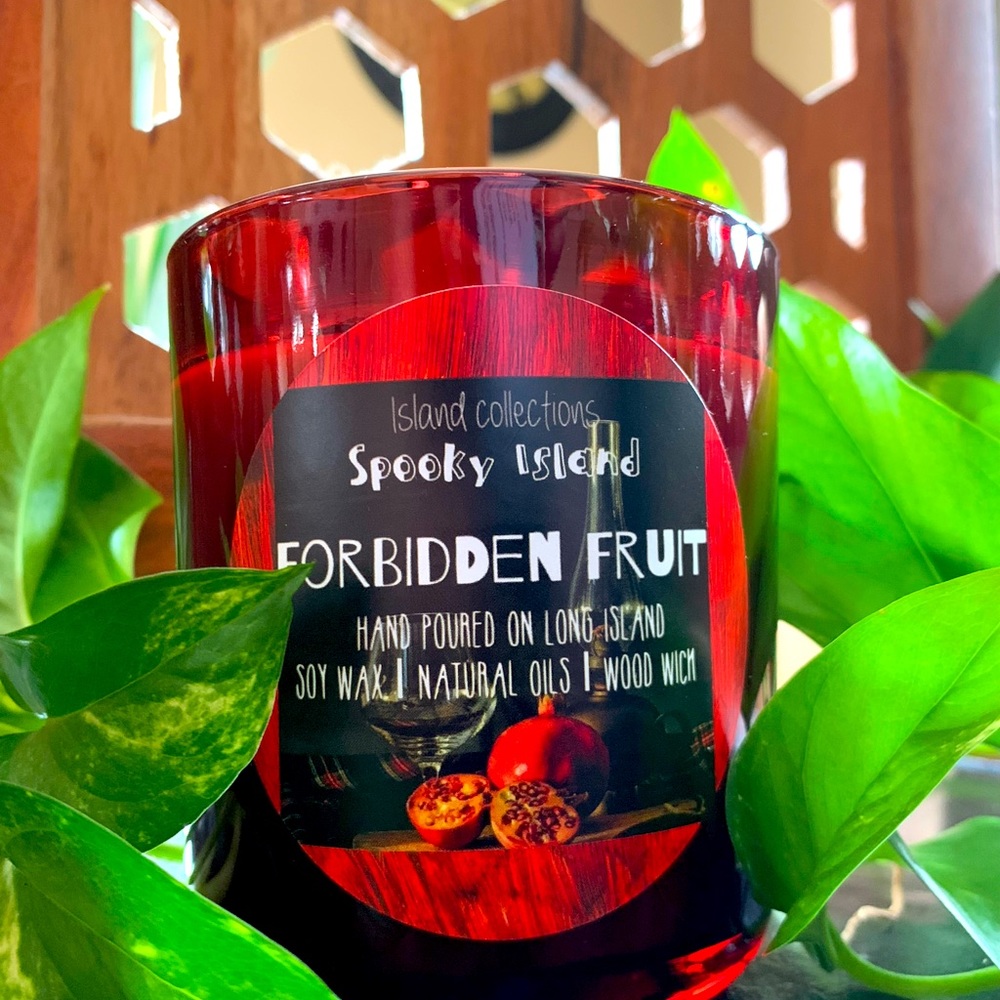 Forbidden fruit soy wax candle